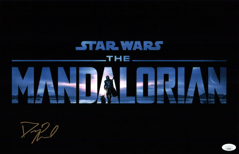 David Acord Star Wars The Mandalorian 11x17 Poster Signed Autograph JSA Certified COA GalaxyCon