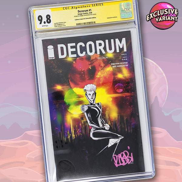 Decorum #1 GalaxyCon Exclusive Image Comics CGC 9.8 Signature Series Signed Robbi Rodriguez