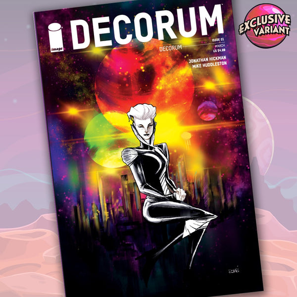 Decorum #1 GalaxyCon 2020 Convention Exclusive Variant Cover GalaxyCon