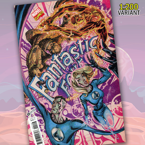 Marvel Fantastic Four #1 Campbell 1:200 Retro Variant Edition Comic Book