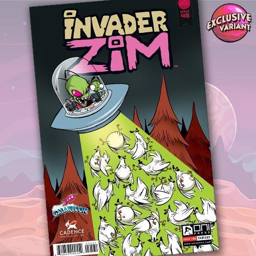 Invader Zim #45 GalaxyCon Exclusive Variant GalaxyCon