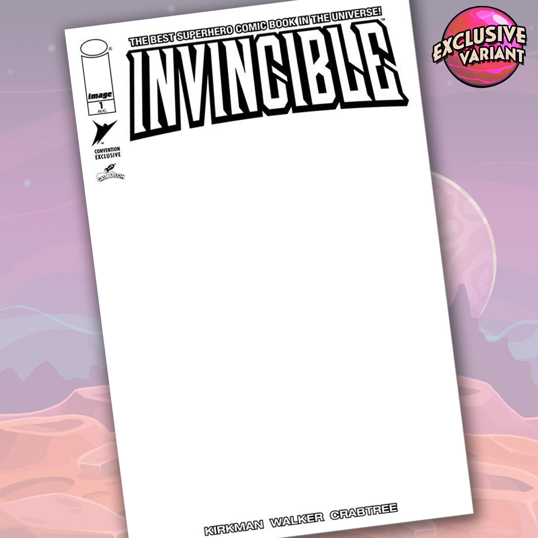 Invincible #1 GalaxyCon Raleigh 2021 Exclusive Sketch Cover Variant Comic Book