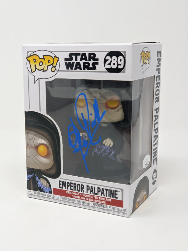 Clive Revill Star Wars Emperor Palpatine #289 Signed Funko Pop JSA COA Certified Autograph