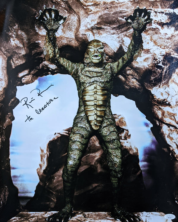 Ricou Browning Creature from the Black Lagoon 16x20 Photo Poster Signed Autograph JSA Certified COA Auto