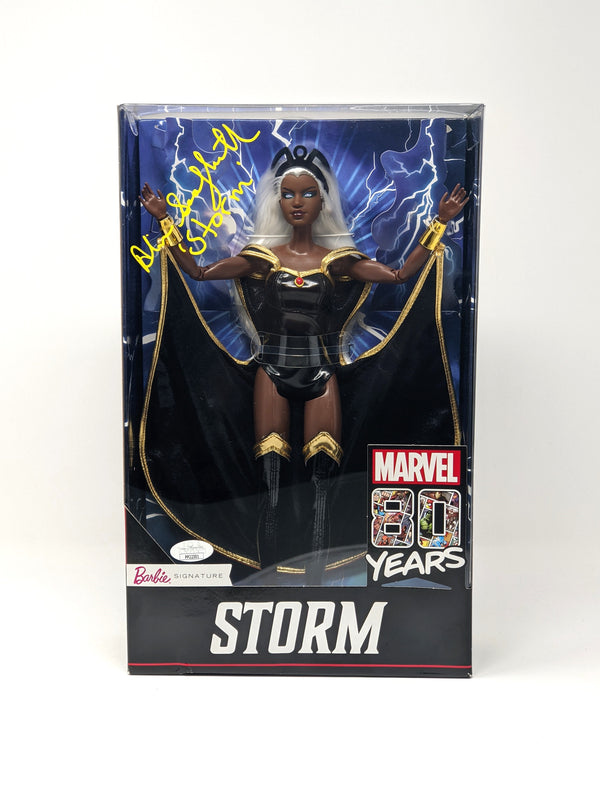 Alison Sealy-Smith Marvel Storm Signed Barbie Signature Doll JSA Certified Authograph