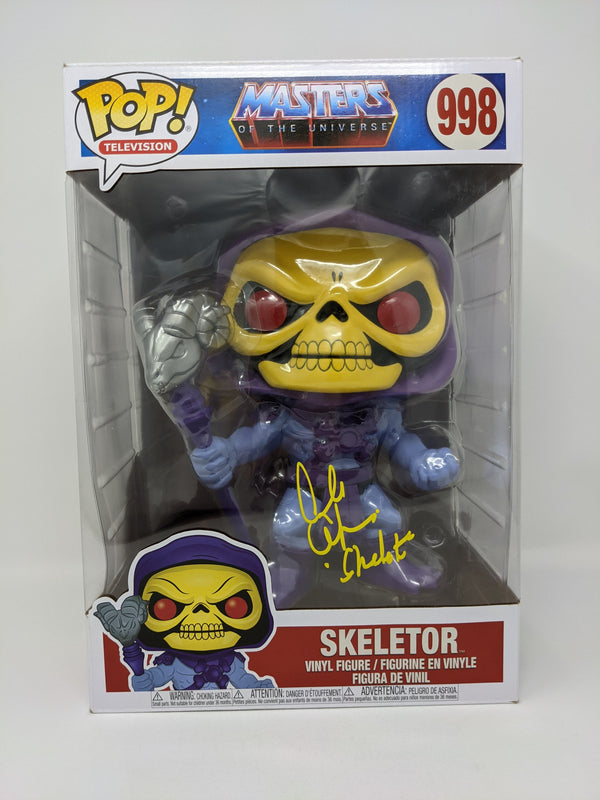 Alan Oppenheimer MOTU Skeletor #998 Signed Giant Funko Pop JSA COA Certified Autograph