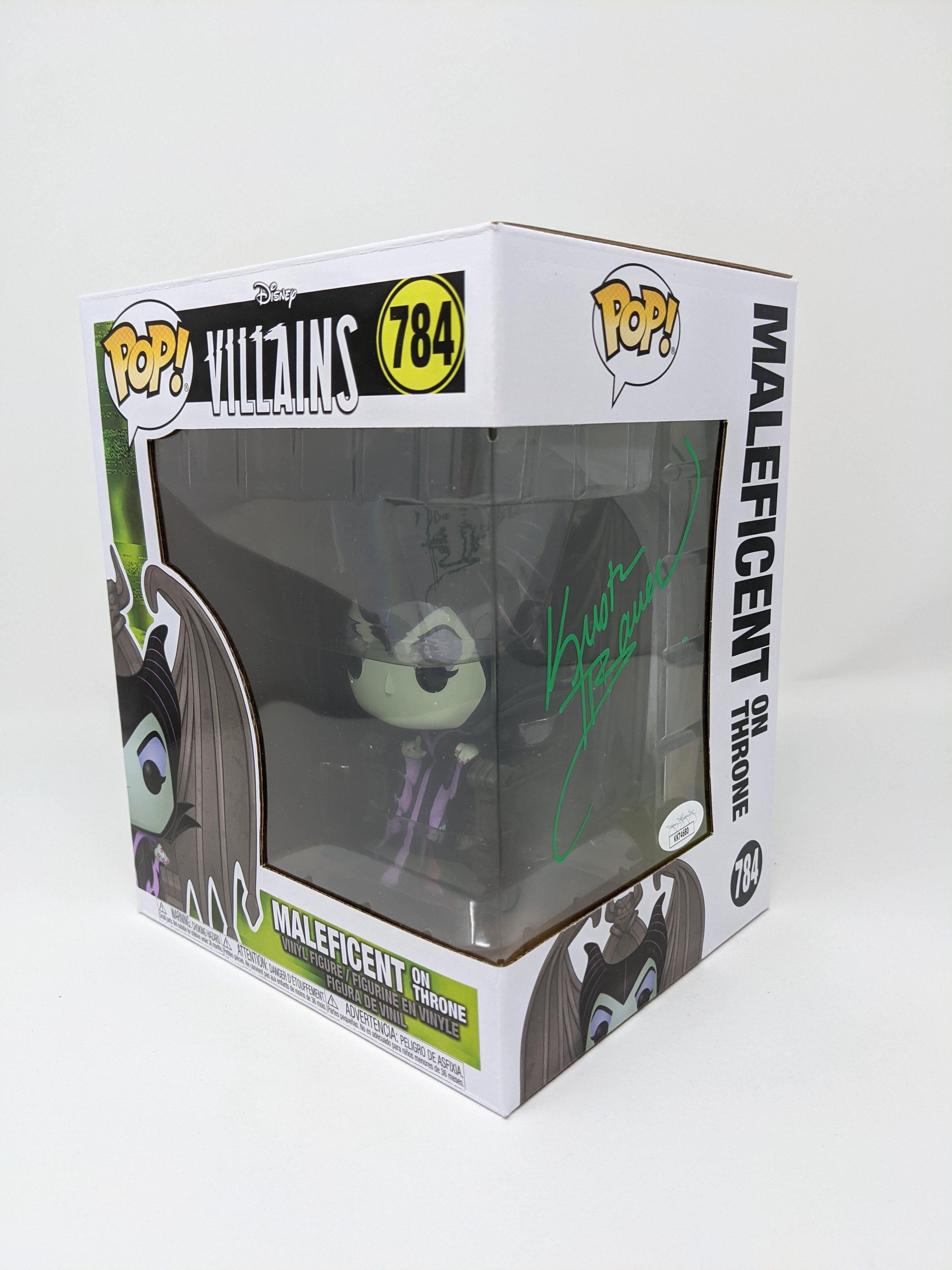 Kristin Bauer Disney Villains Maleficent on Throne #784 OUAT Signed Large Funko Pop JSA COA Autograph