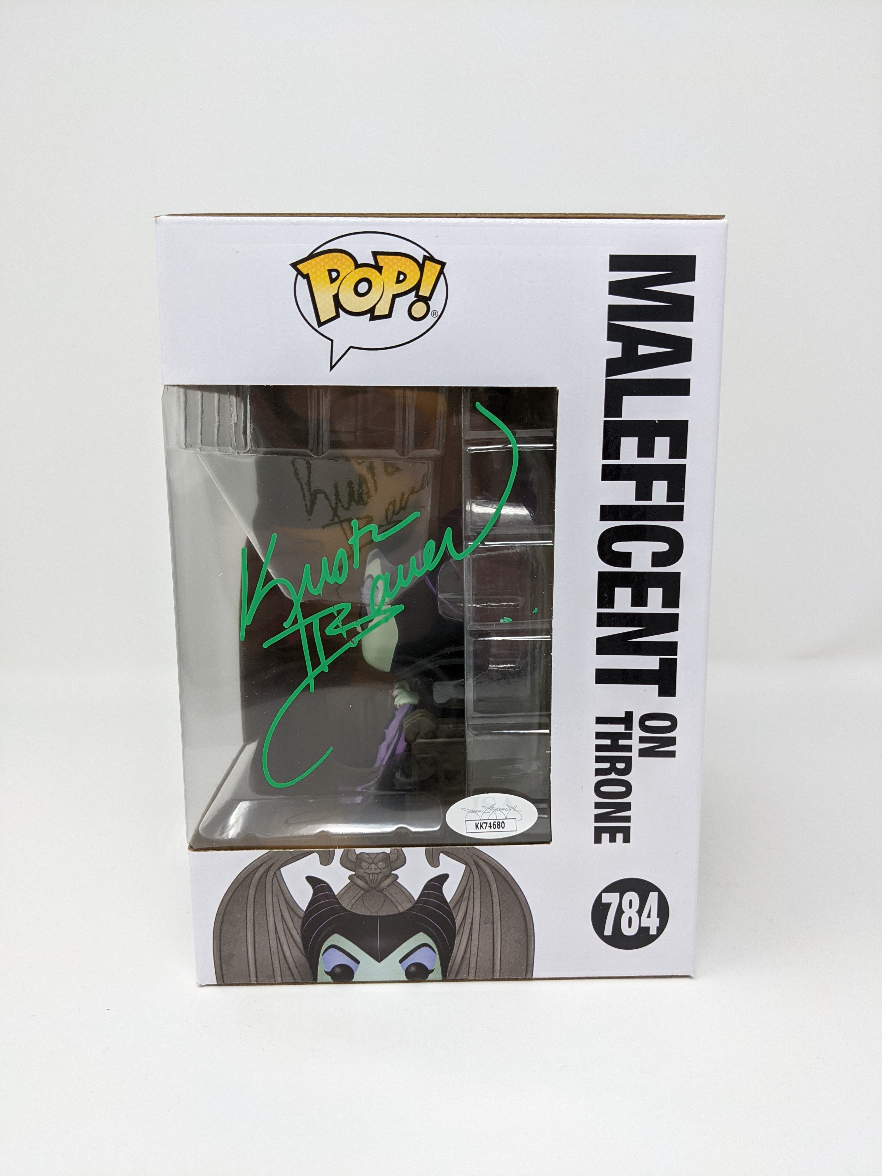 Kristin Bauer Disney Villains Maleficent on Throne #784 OUAT Signed Large Funko Pop JSA COA Autograph