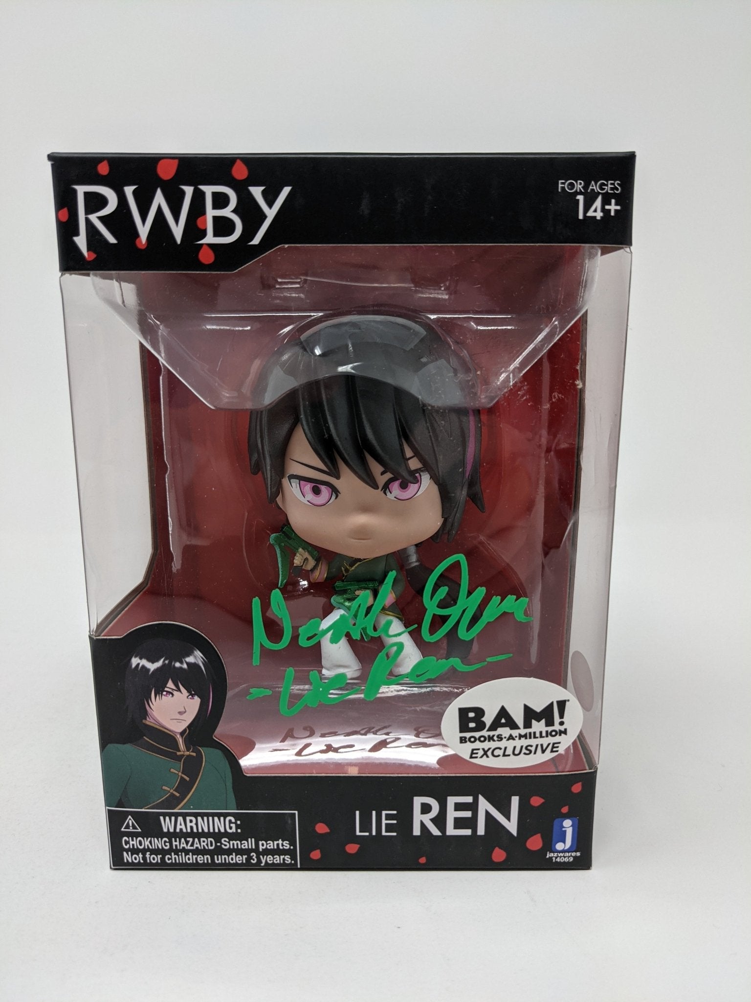 RWBY 直筆サイン入りポスター　JSA認定書付き　③ Neath Oum RWBY Lie Ren Signed Autograph JSA Exclusive