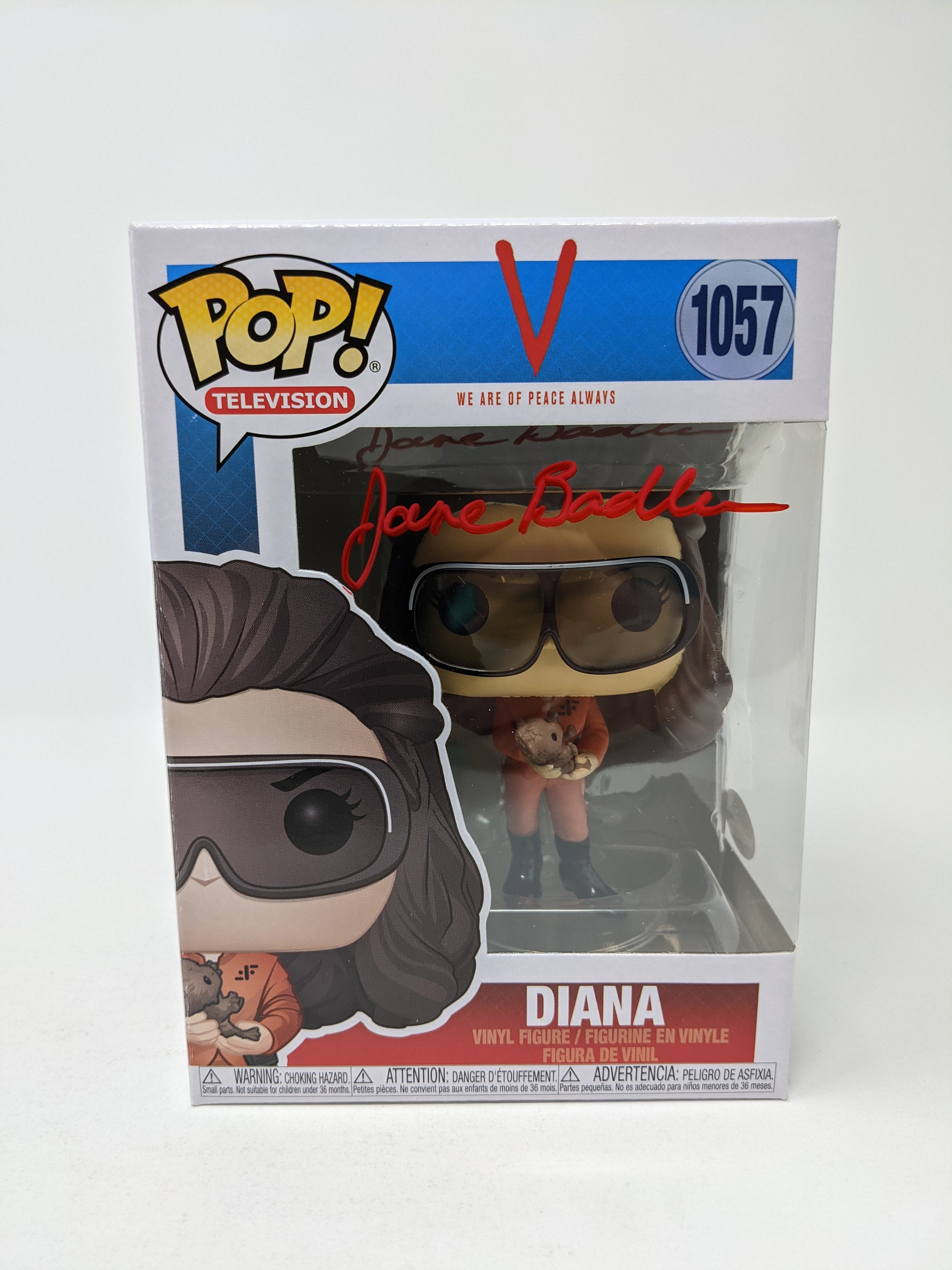 Jane Badler V Diana #1057 Signed Funko Pop JSA COA Certified Autograph