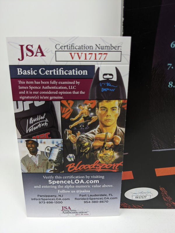 Danny Elfman Darkman Soundtrack Vinyl Record Album Signed  JSA COA Certified Autograph