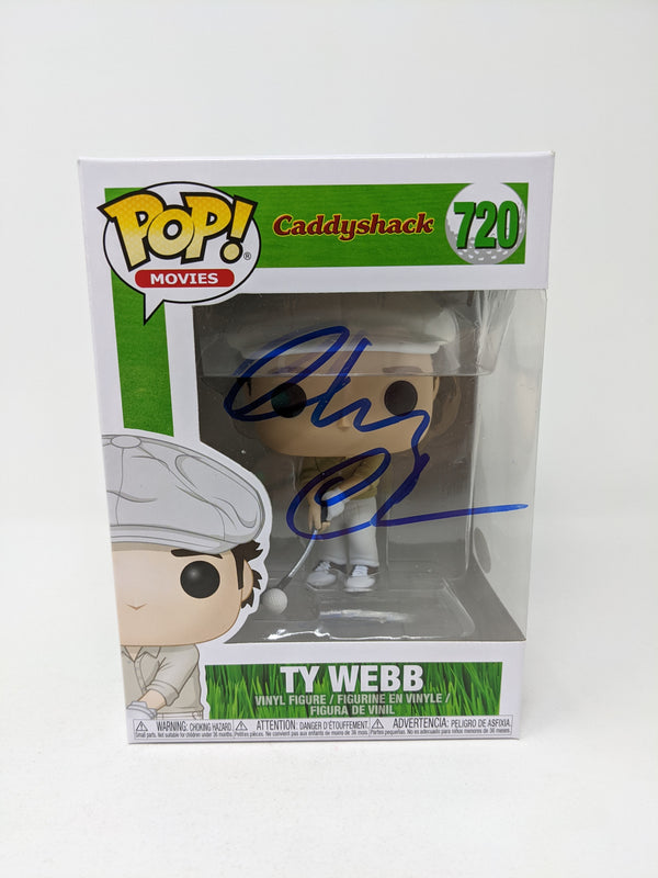 Chevy Chase Caddyshack Ty Webb #720 Signed Funko Pop JSA Certified Autograph
