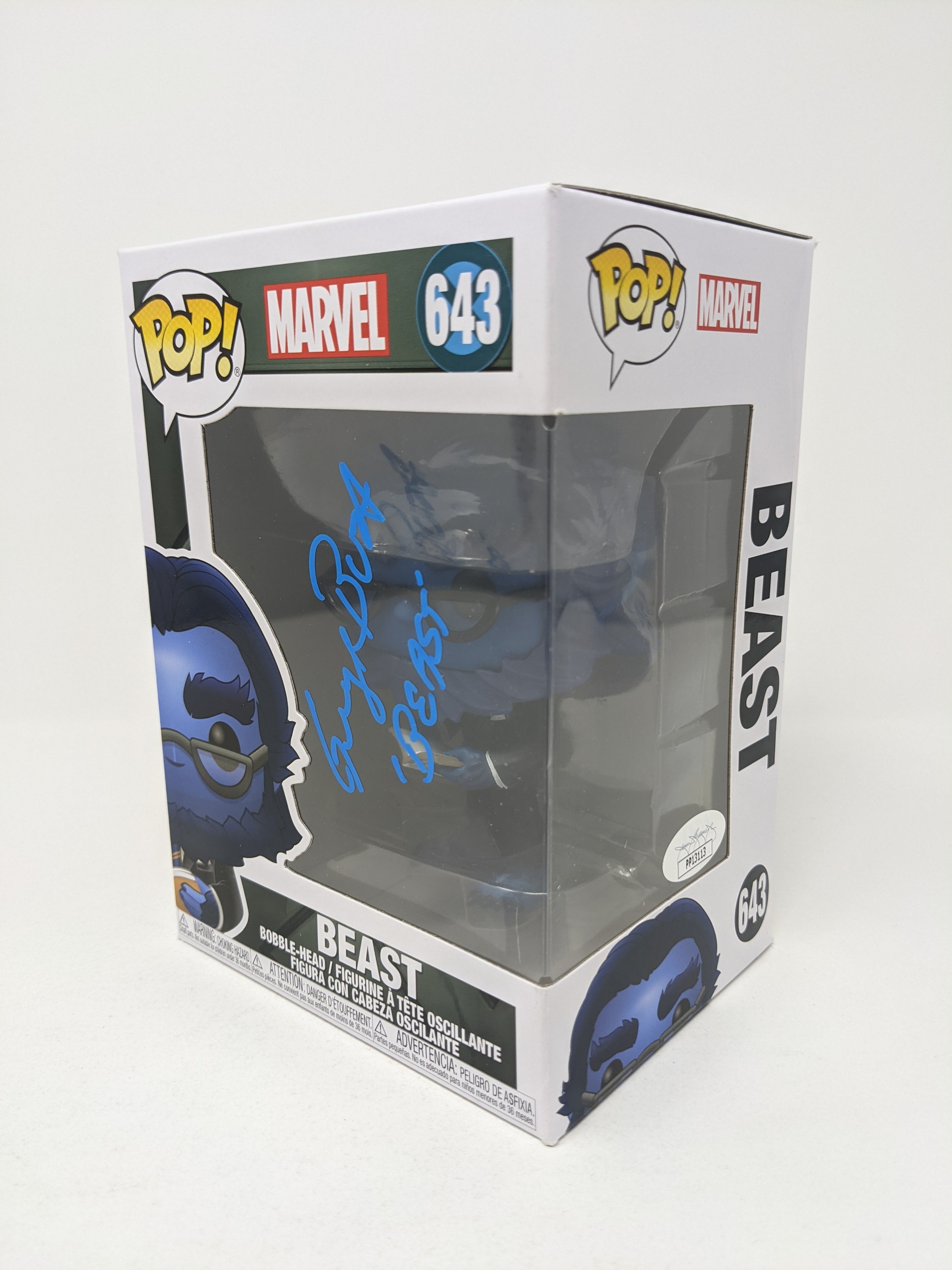 George Buza Marvel X-Men Beast #643 Signed Funko Pop JSA Certified Autograph