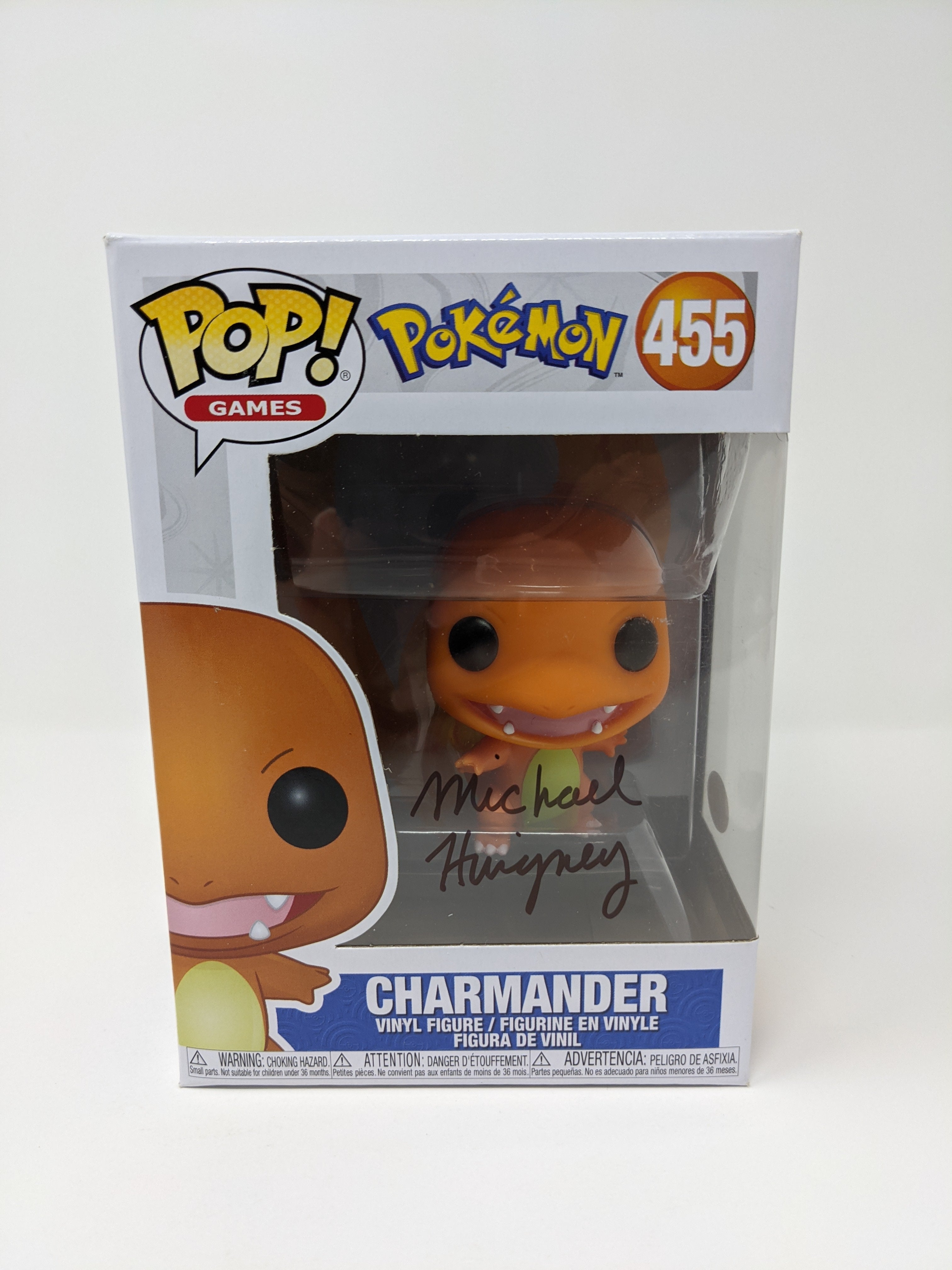 Michael Haigney Pokemon Charmander #455 Signed Funko Pop JSA Certified COA Auto