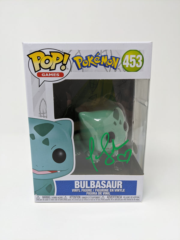 Tara Sands Pokemon Bulbasaur #453 Signed Funko Pop JSA COA Certified Autograph