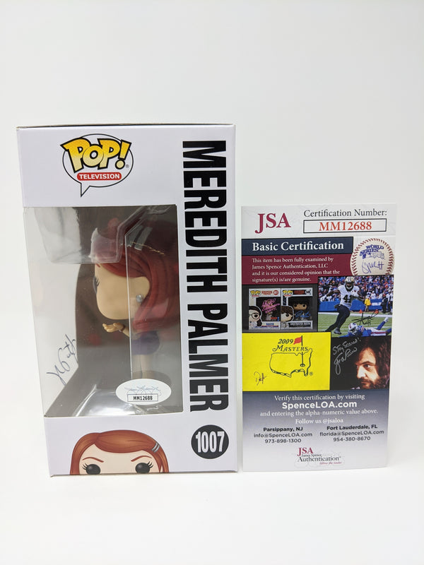 Kate Flannery The Office Meredith Palmer #1007 Signed Funko Pop JSA COA Certified Autograph