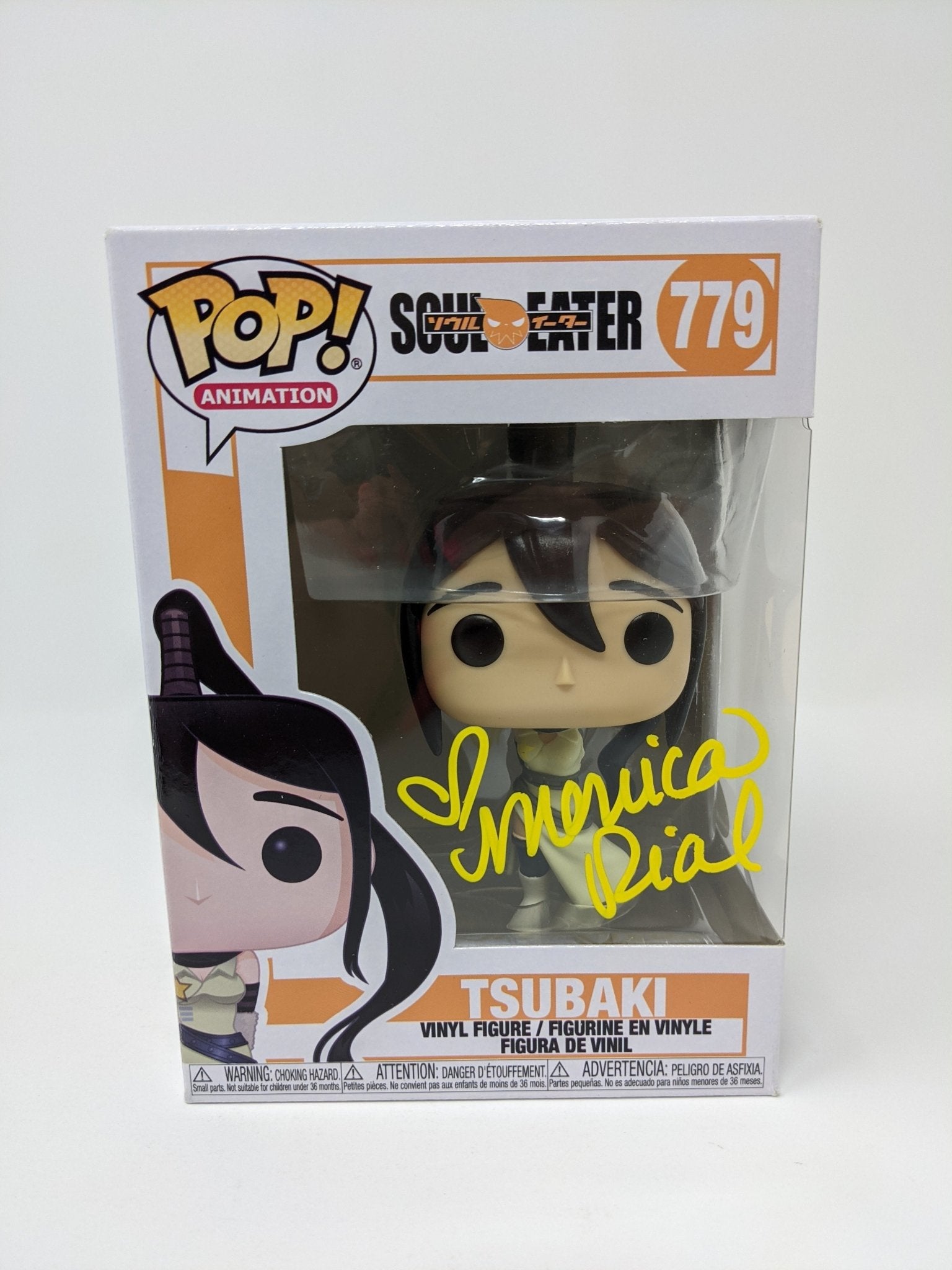Funko TSUBAKI フィギュア SOUL EATER 779 Monica Rial Soul Eater Tsubaki #779 Signed VAULTED Funko Pop