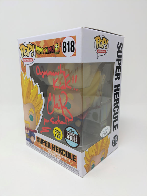 Chris Rager Dragon Ball Super Hercule #818 Exclusive Signed Funko Pop JSA COA Certified Autograph