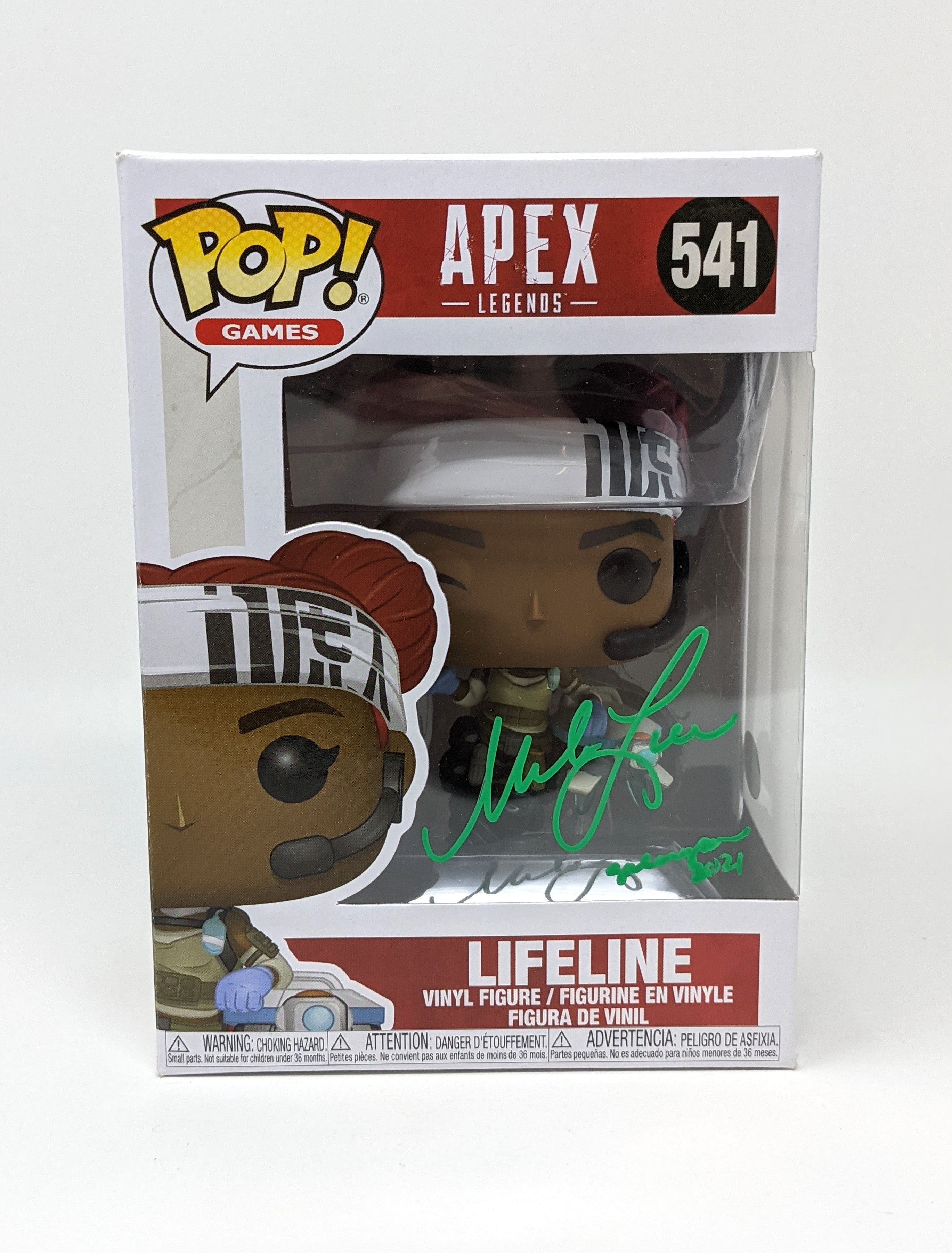 Mela Lee Apex Legends Lifeline #541 Signed Funko Pop JSA COA Certified Autograph