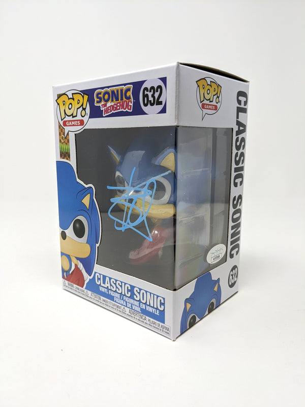 Ben Schwartz Sonic the Hedgehog Classic Sonic #632 Signed Funko Pop JSA Certified Autograph