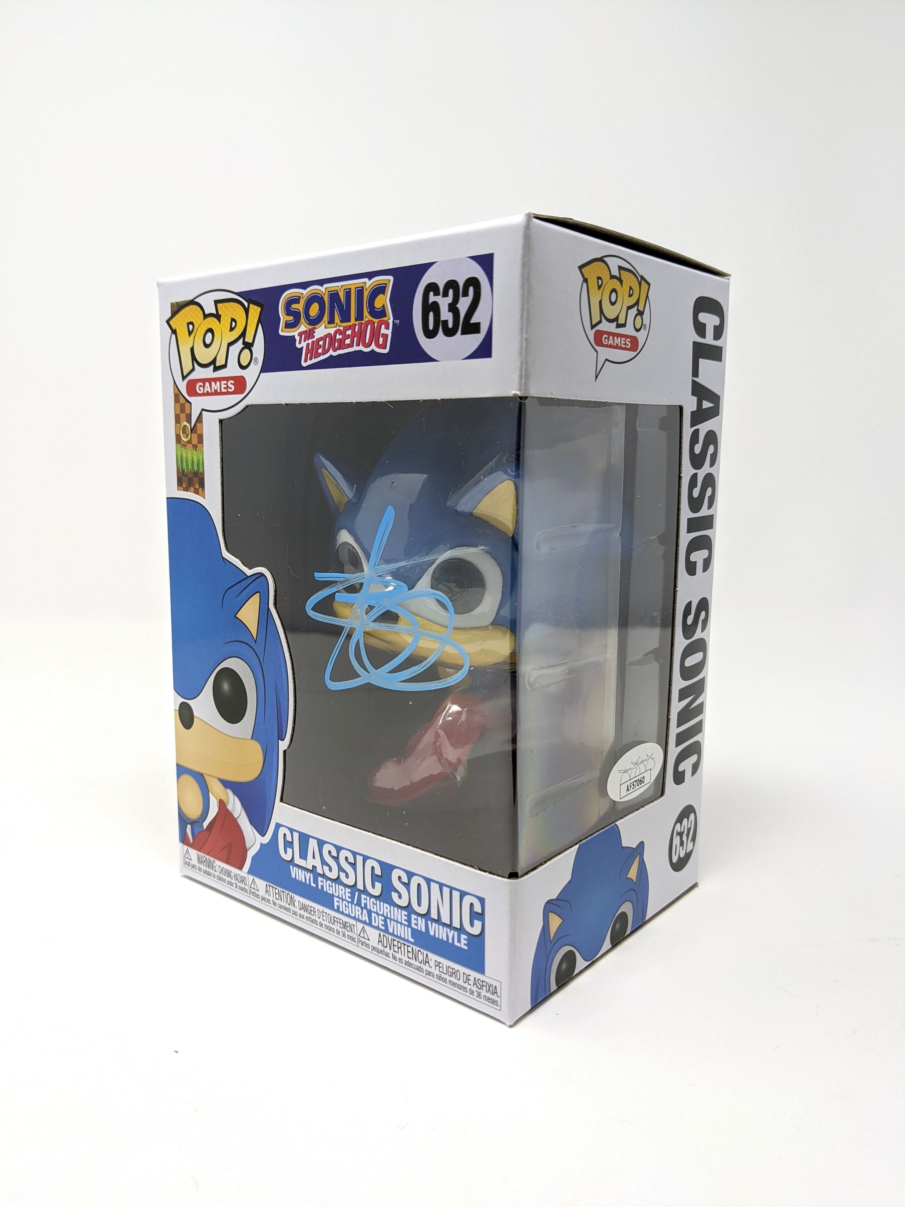 Ben Schwartz Sonic the Hedgehog Classic Sonic #632 Signed Funko Pop JSA COA Certified Autograph