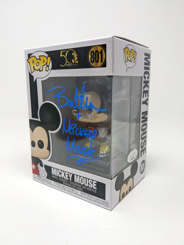 Bret Iwan Disney Mickey Mouse #801 Signed Funko Pop JSA Certified Autograph