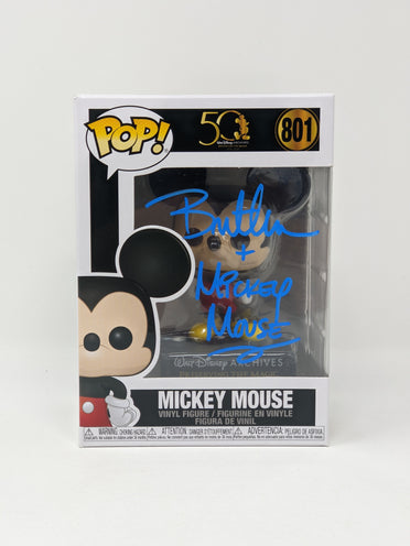 Bret Iwan Disney Mickey Mouse #801 Signed Funko Pop JSA Certified Autograph