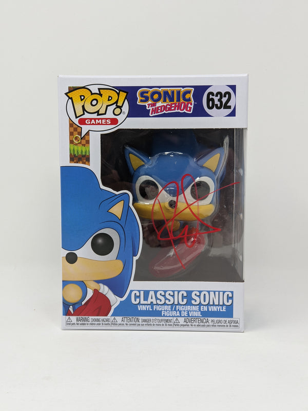 Roger Craig Smith Sonic the Hedgehog Classic Sonic #632 Signed Funko Pop JSA Certified Autograph