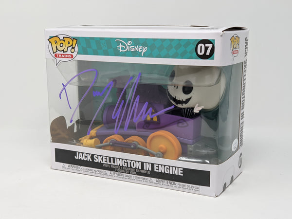 Danny Elfman Disney Nightmare Jack Skellington in Engine #07 Funko Pop! Trains JSA Certified Autograph