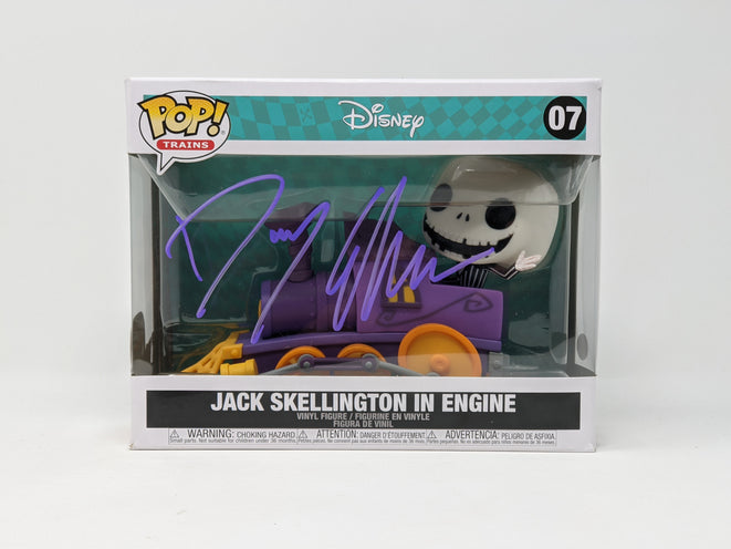 Danny Elfman Disney Nightmare Jack Skellington in Engine #07 Funko Pop! Trains JSA Certified Autograph