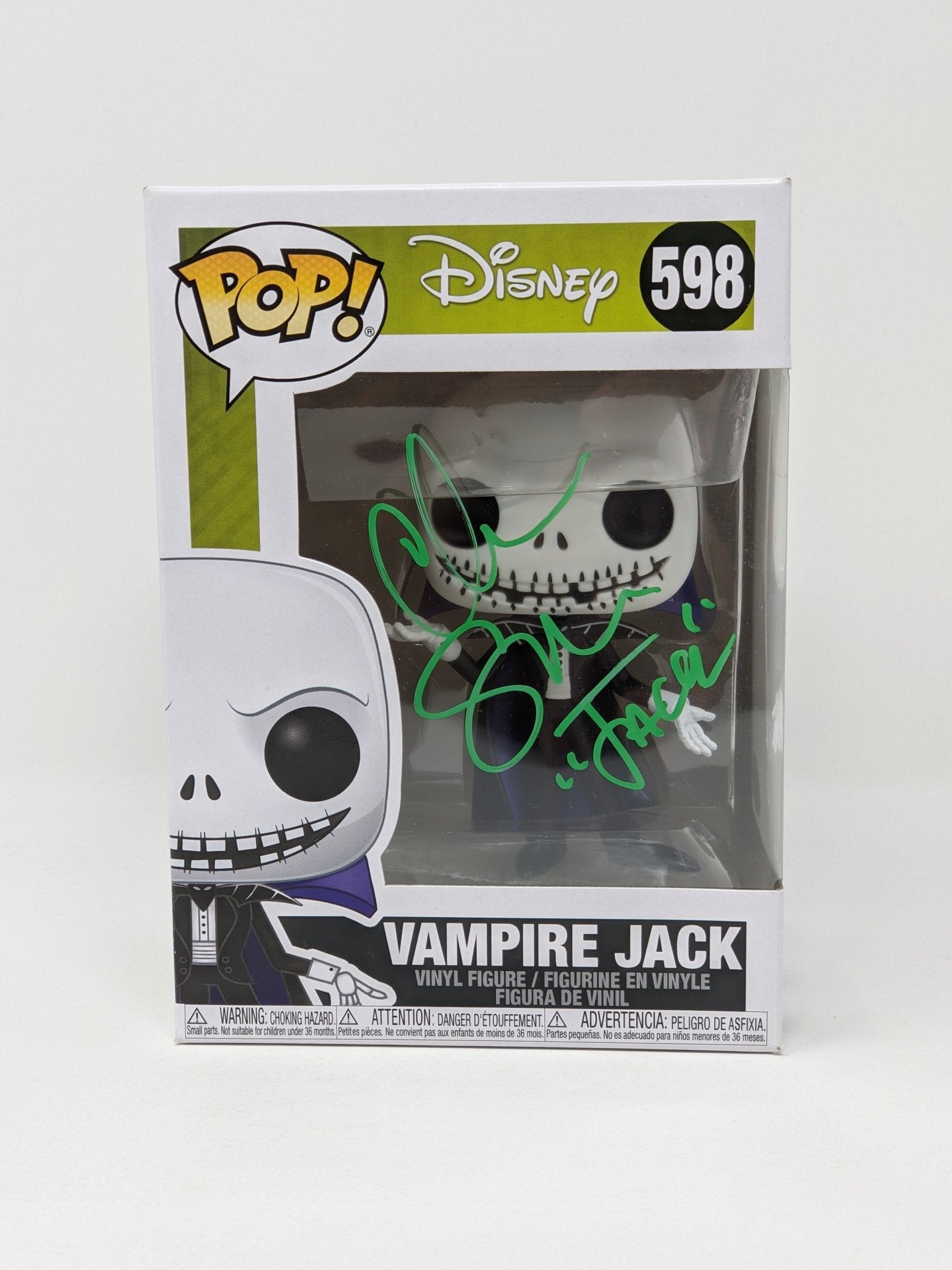 Chris Sarandon Disney Nightmare Before Christmas Vampire Jack #598 Sig