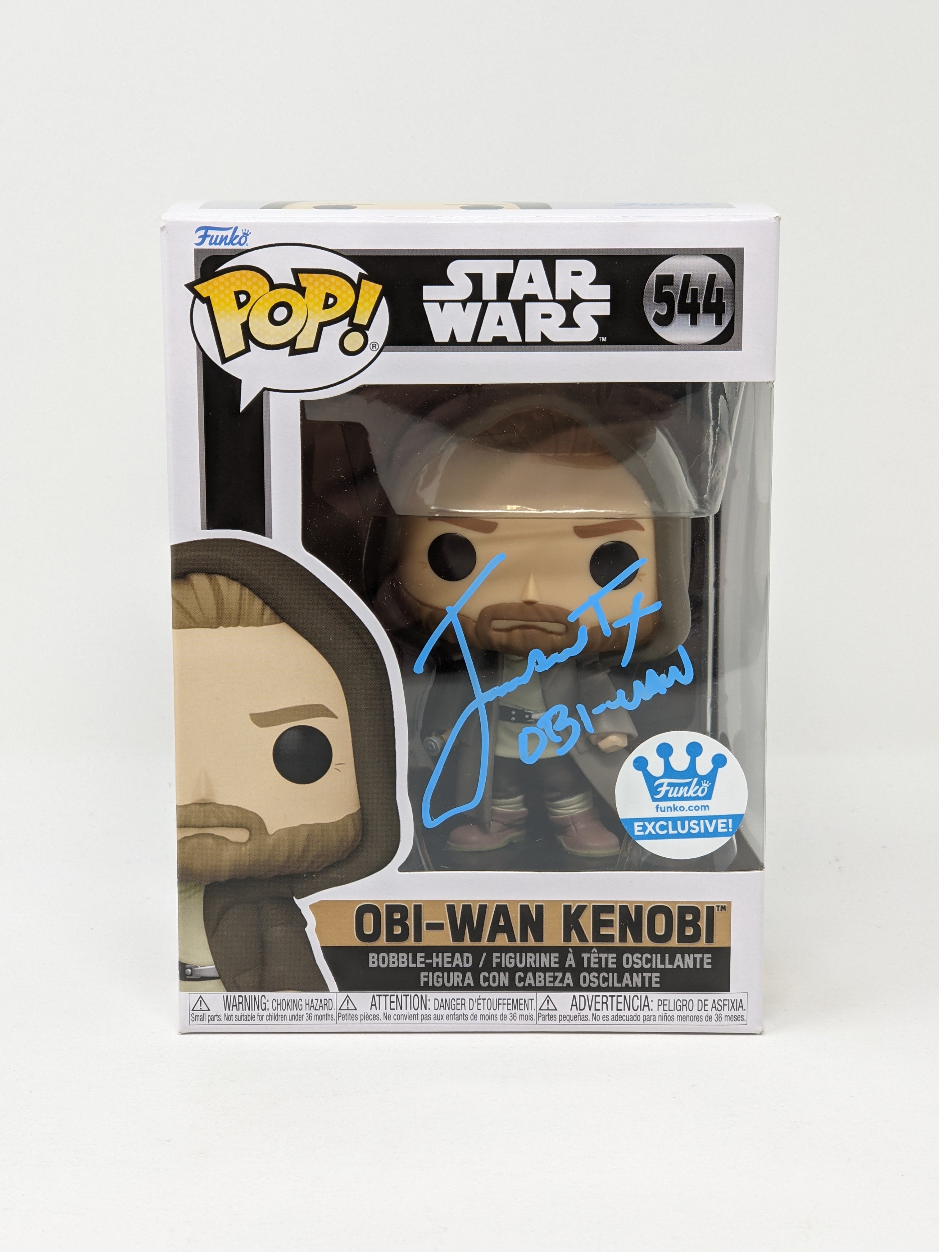 James Arnold Taylor Star Wars Obi-Wan Kenobi #544 Exclusive Signed Funko Pop JSA COA Certified Autograph