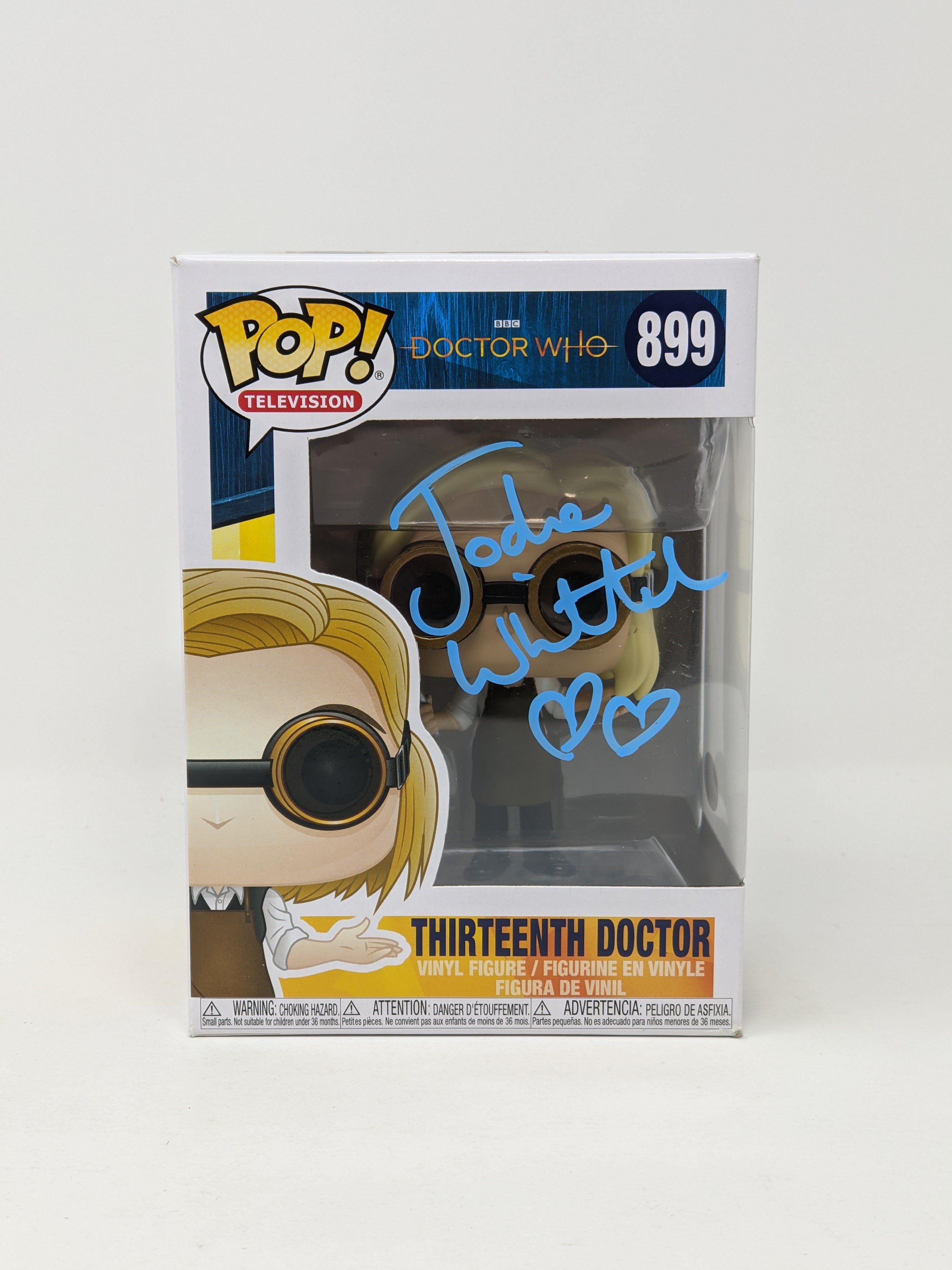 Jodie Whittaker Doctor Who Thirteenth Doctor #899 Signed Funko Pop JSA COA Certified Autograph