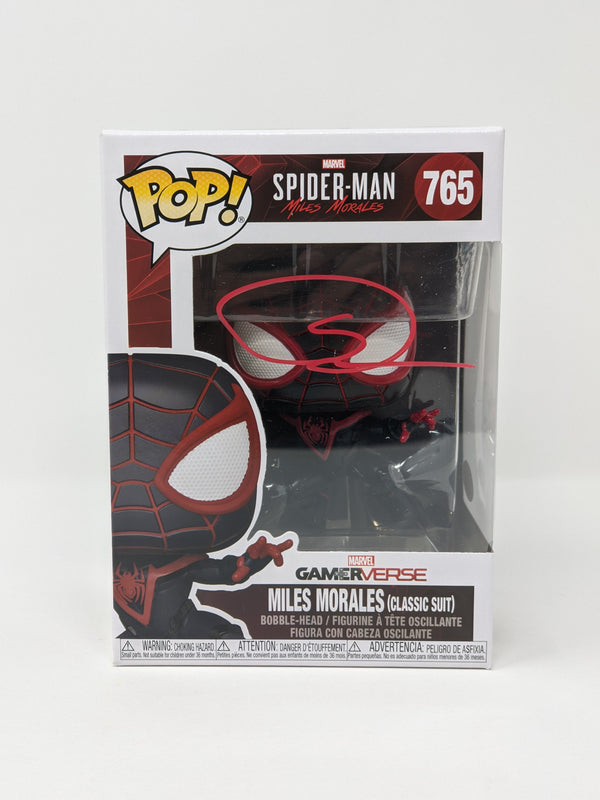 Shameik Moore Spider-Man Miles Morales #765 Signed Funko Pop JSA Certified Autograph