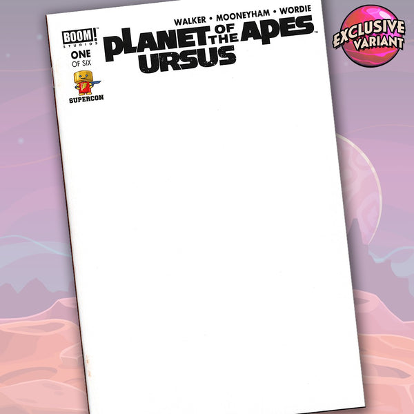 Planet Of The Apes Ursus #1 Of 6 Supercon 2018 Convention Exclusive Blank Sketch Cover GalaxyCon