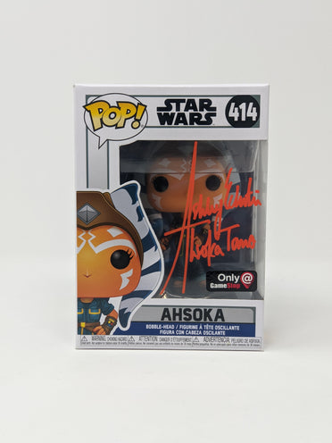 Ashley Eckstein Star Wars Ahsoka #414 Gamestop Exclusive Signed Funko Pop JSA Certified Autograph