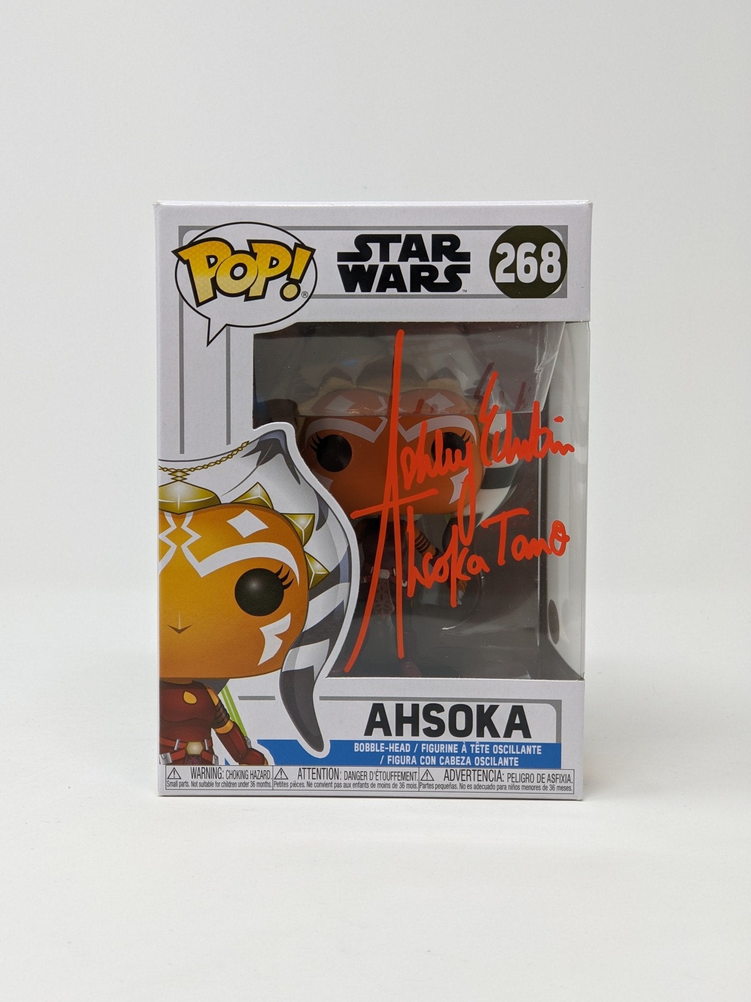 Ashley Eckstein Star Wars Ahsoka #268 Signed Funko Pop JSA Certified A