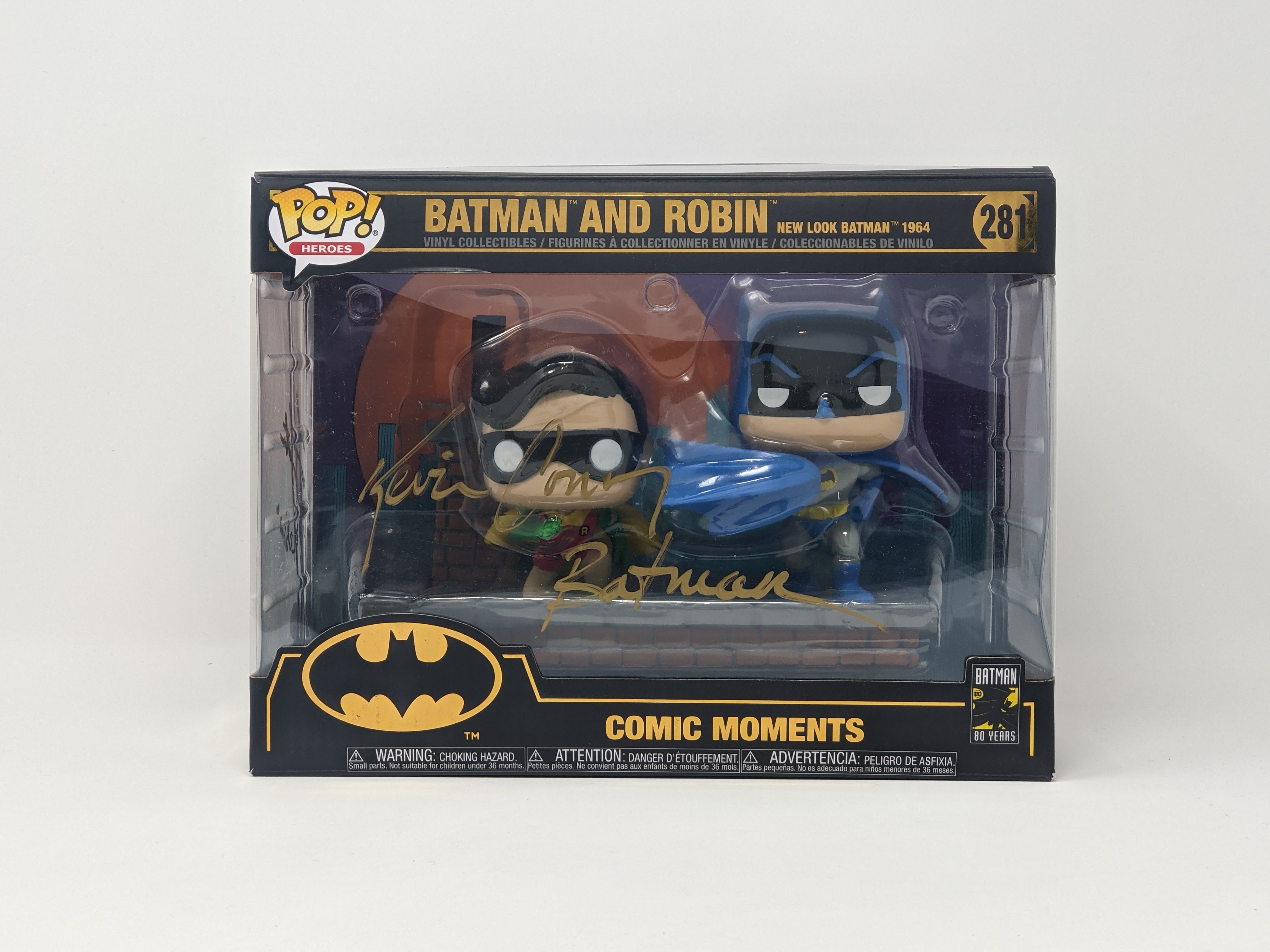 DC Batman and Robin #281 Exclusive Signed Funko Pop Conroy Lester JSA COA Certified Autograph