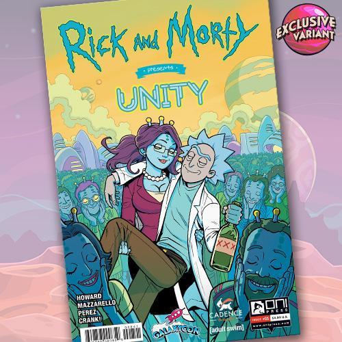 Rick and Morty Unity #1 GalaxyCon Exclusive Rebekah Isaacs Variant Com