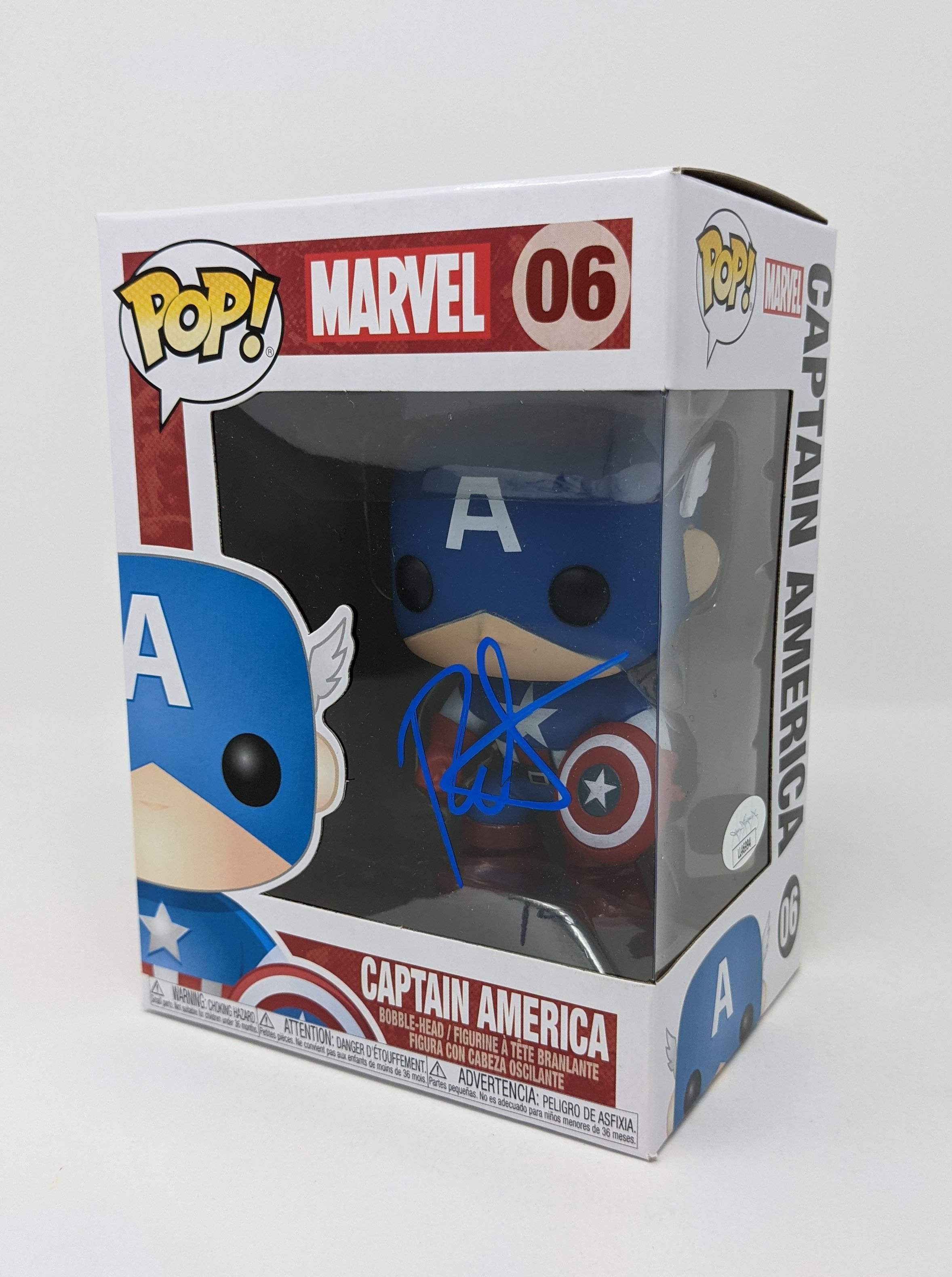 Roger Craig Smith Marvel Captain America #06 Signed JSA Funko Pop Auto GalaxyCon