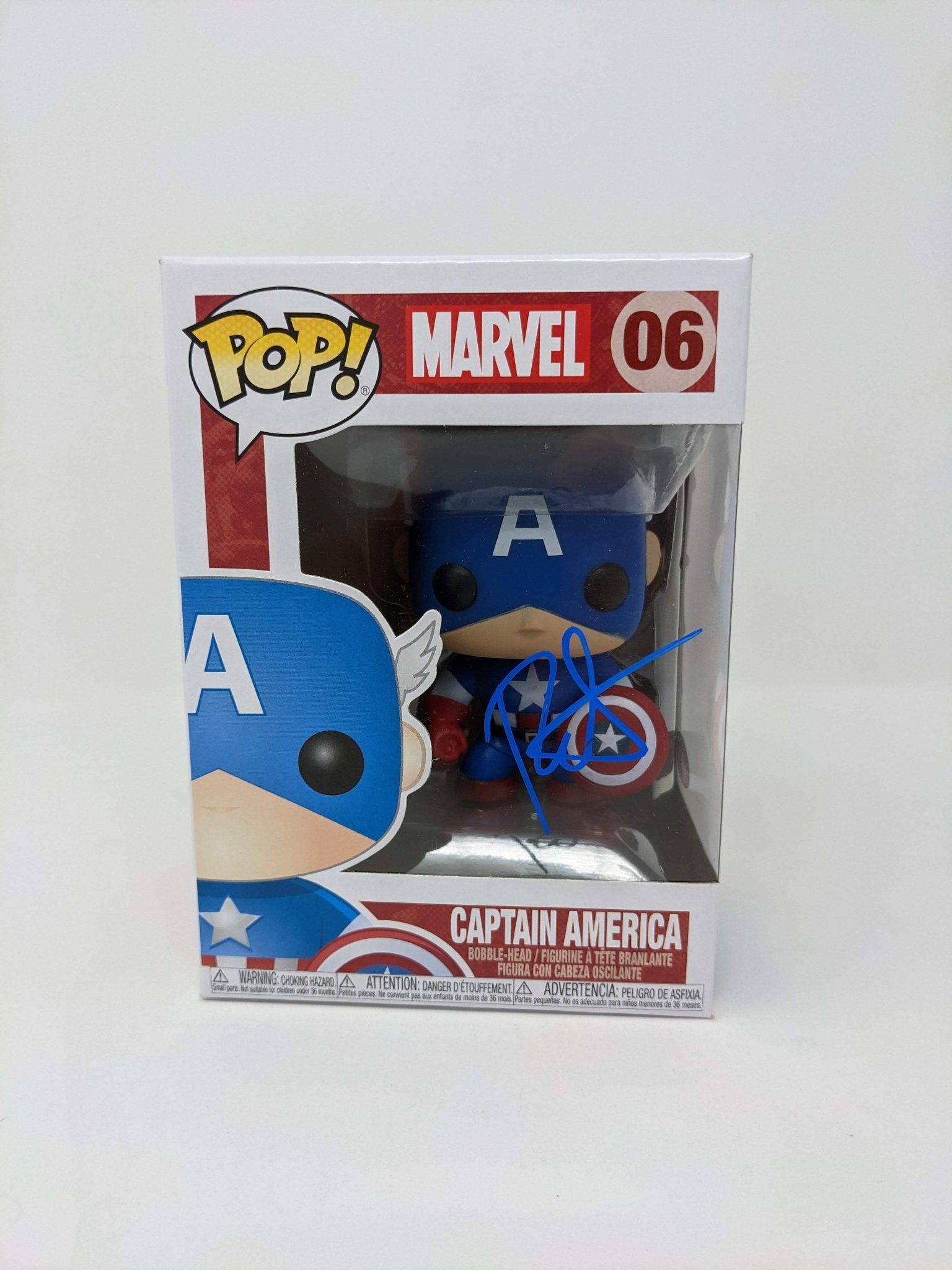 Roger Craig Smith Marvel Captain America #06 Signed Funko Pop JSA Auto