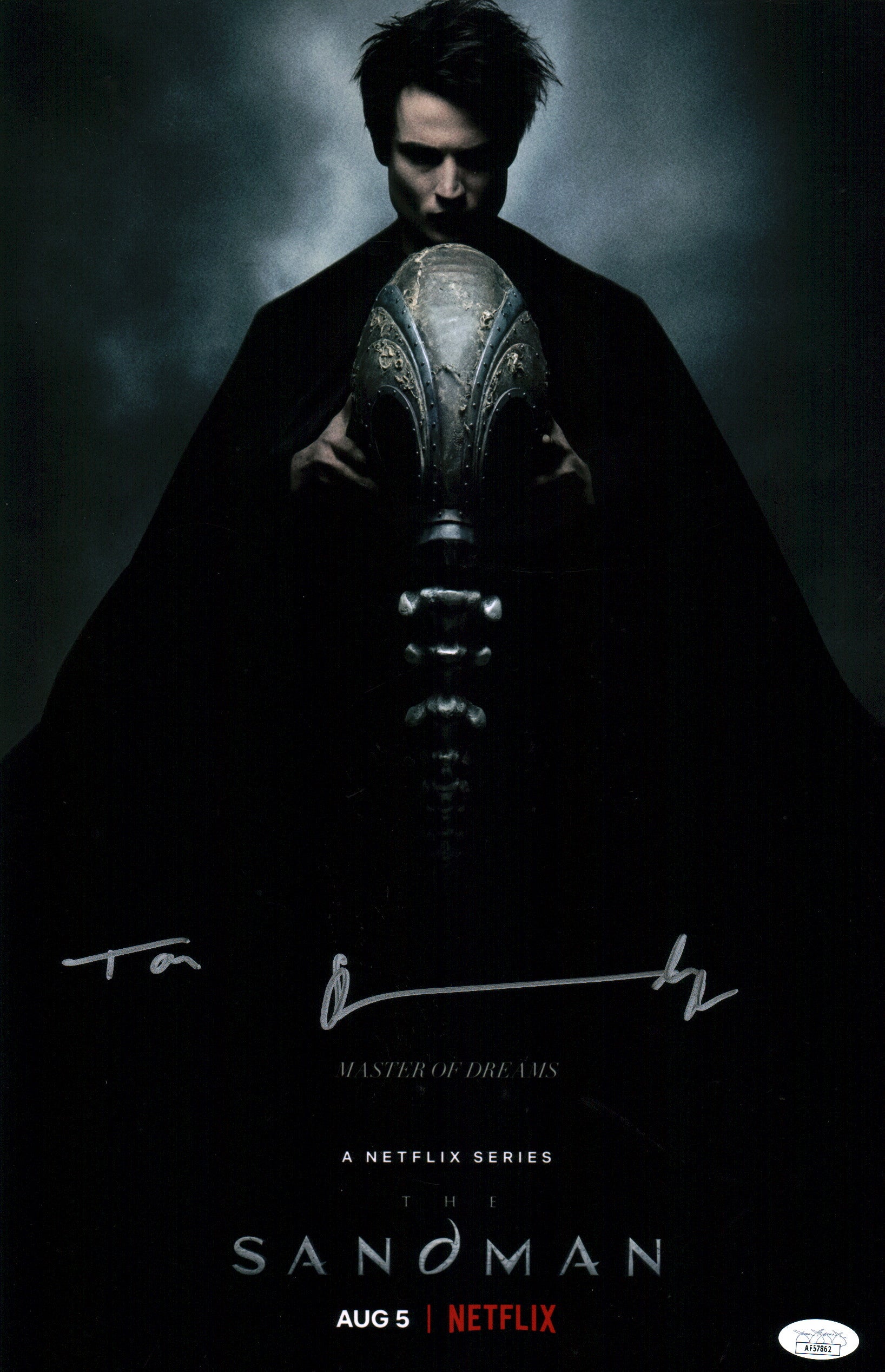 Tom Sturridge The Sandman 11x17 Signed Photo Poster JSA Certified Autograph
