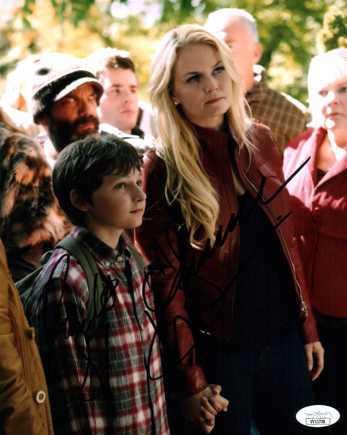 Once Upon A Time 8x10 Signed Photo Gilmore Morrison JSA COA Certified Autograph