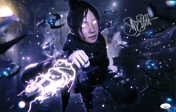 Shantel VanSanten Apex Legends 11x17 Signed Photo Poster JSA Certified Autograph