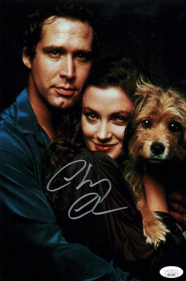 Chevy Chase Oh Heavenly Dog 8x12 Photo Signed Autograph JSA Certified