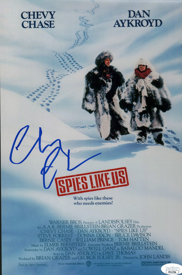 Chevy Chase Spies Like Us 8x12 Photo Signed Autograph JSA Certified COA Auto