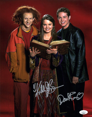 Halloweentown II 11x14 Photo Poster Cast x2 Signed Brown, Kountz JSA Certified Autograph