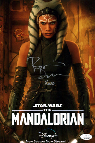Rosario Dawson Star Wars Mandalorian 8x12 Signed Photo JSA Certified Autograph