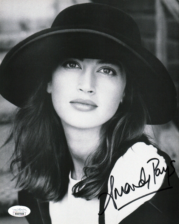 Amanda Pays Headshot 8x10 Signed Photo JSA COA Certified Autograph