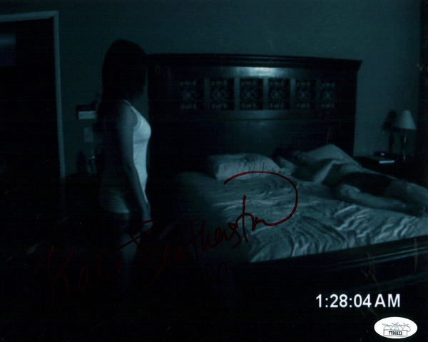 Katie Featherston Paranormal Activity 8x10 Signed Photo JSA Certified COA Autograph